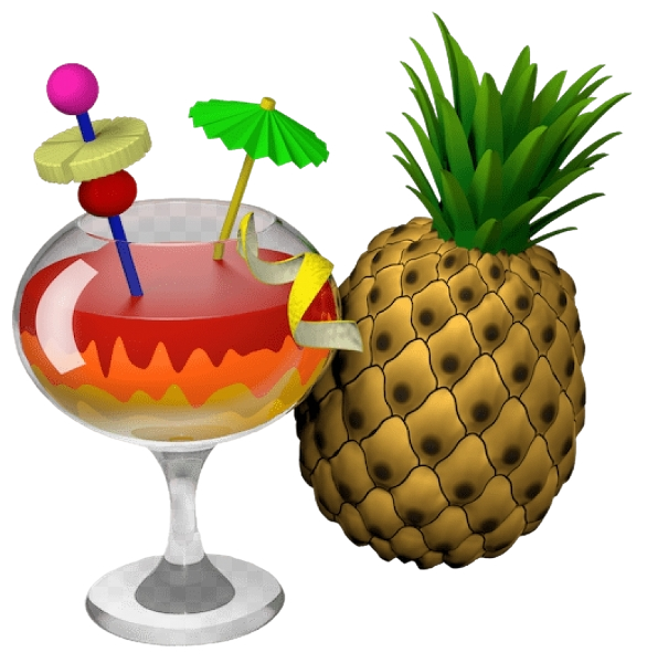 HandBrake trademark artwork featuring stylized drink iconography on black
